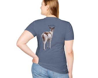 Piebald Deer Graphic T-Shirt | Minimalist Wildlife Tee