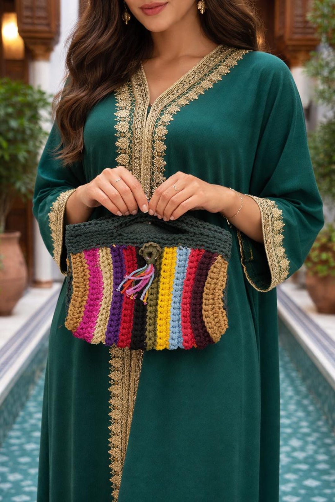 Crochet Explosion Boho Crochet Bag: an Explosion of Colors - Etsy