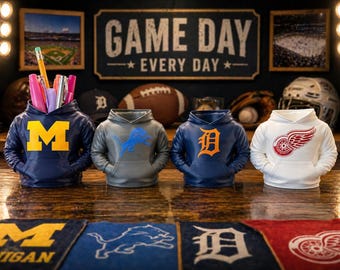 Sports Team Hoodie Pen Holder 3D Printed