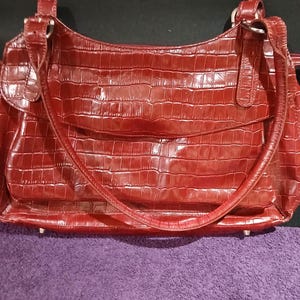 Sac à Main Maxx New York - Modèle Hobo Tressé - Poignées Double Cuir - Fermoir Turnlock - Neuf Sans Étiquette