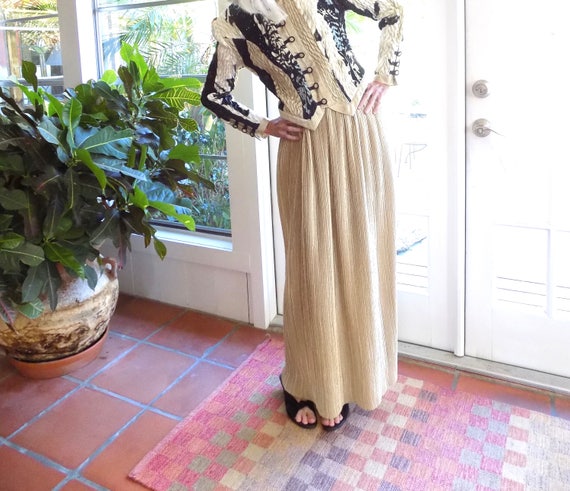 Vintage Jeanne Marc Collection evening outfit: sma