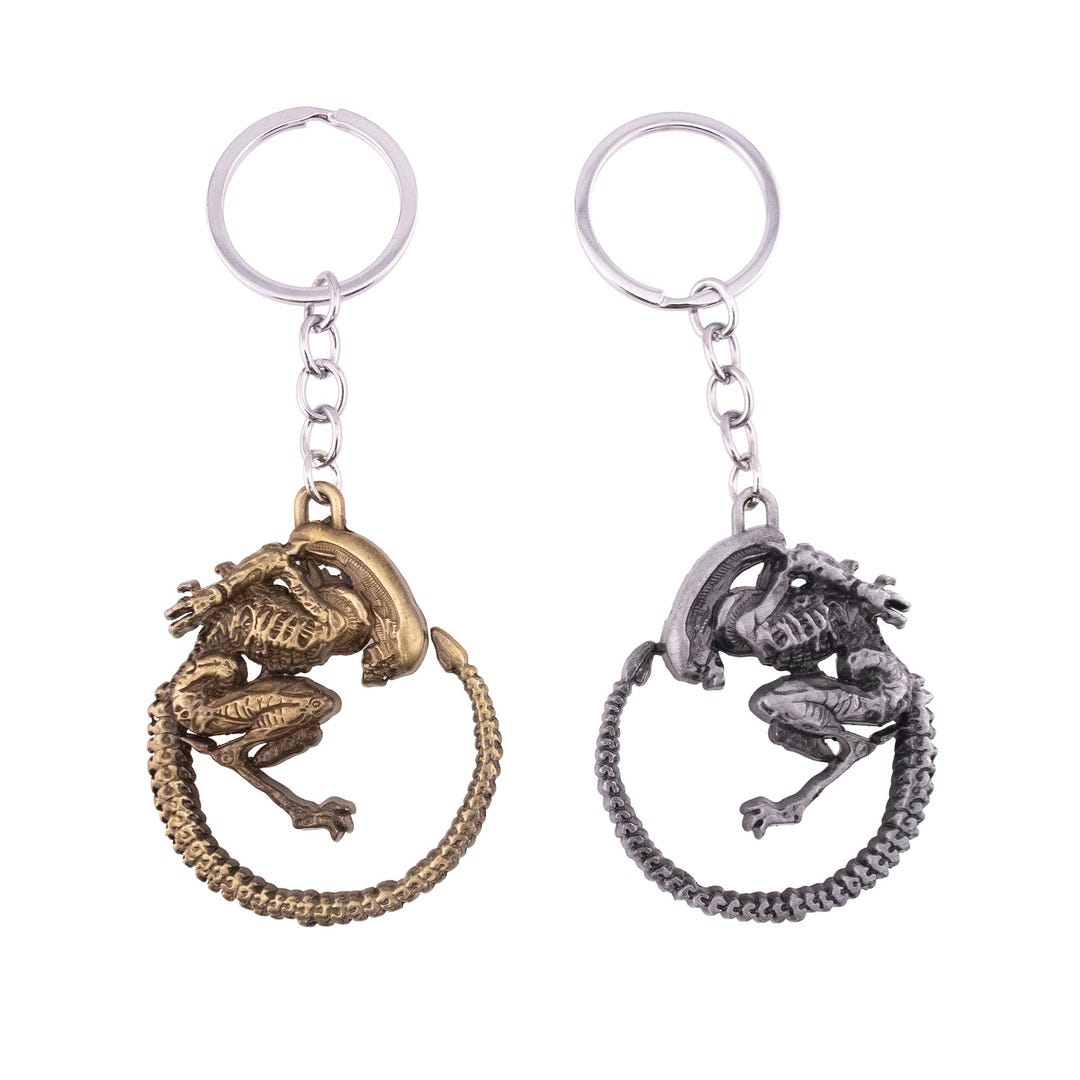 Alien Movie-inspired Keychain, Xenomorph Style, Sci-fi Fan Gift ...