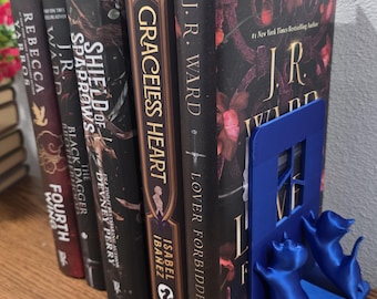 Cats Playing Bookend, Literary Decor, Book Organizer, Cat Lover Gift, Modern Home Office Accessory