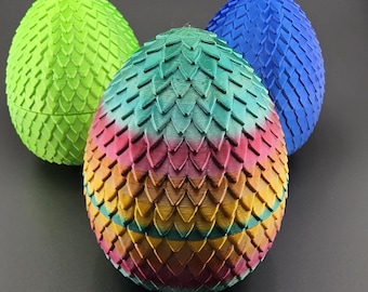 Dragon Egg Gift Box – 3D Printed Scaly Fantasy Surprise Container