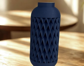 Geometric indoor vase, modern home decor, minimalist flower arrangement, gift for housewarming