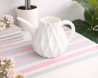 Wave Geometric Watering Can | Modern Gardening Tool | Gift for Plant Lovers