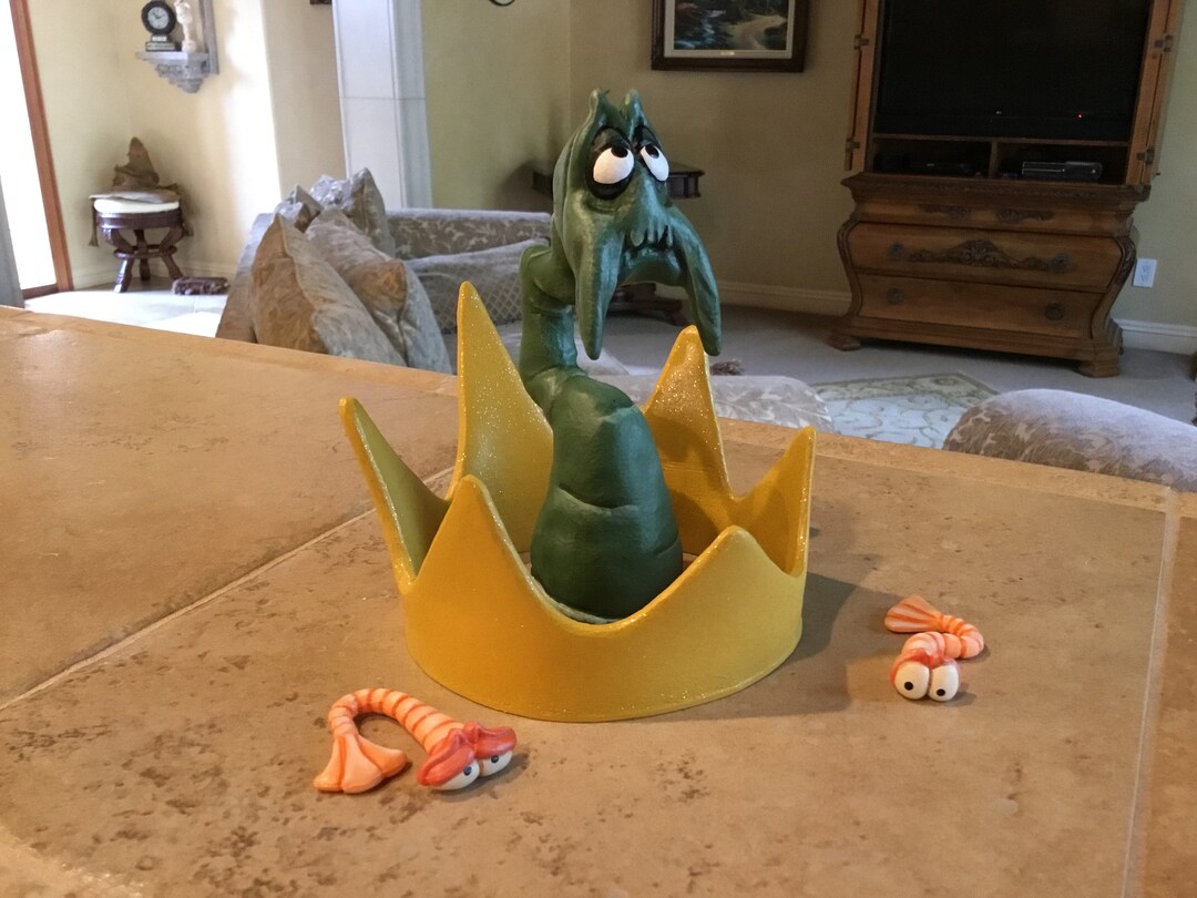 Inspired by Disneys Little Mermaid King Triton Crown and Etsy