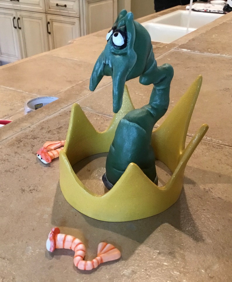 Inspired by Disneys Little Mermaid King Triton Crown and Etsy