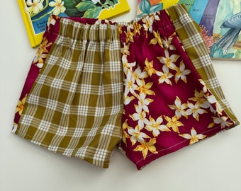 Palaka Shorts // Hapa Shorts // Keiki // Made in Hawaii // Child // 3T