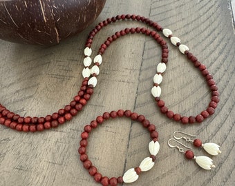 セール 海外 Bead Wood / Pikake - Collection Pikake - Bracelet Stretch 食器
