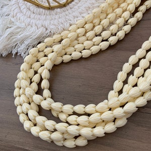 Pikake Collection - Longer Sizes - 30" / 40" / 50" - Single Strand Lei Necklace - Beaded