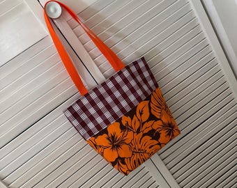 Palaka Eke // Tote Bag // Hawaiian Fabric // 018