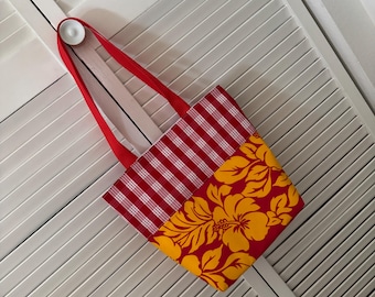 Palaka Eke // Tote Bag // Hawaiian Fabric // 013