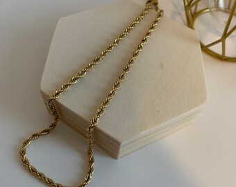 Rope Twist Necklace // Chain Necklace // 4mm // #2291