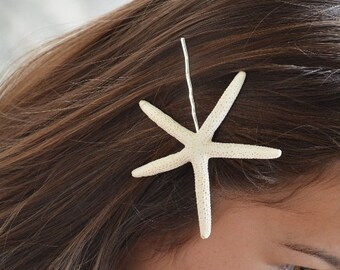 Seashell Hair Accessories ... Starfish Bobby Hairpin (0107)