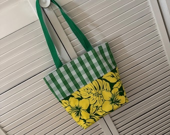 Palaka Eke // Tote Bag // Hawaiian Fabric // 012