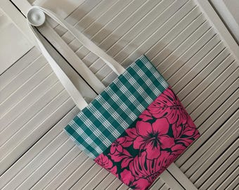 Palaka Eke // Tote Bag // Hawaiian Fabric // 016