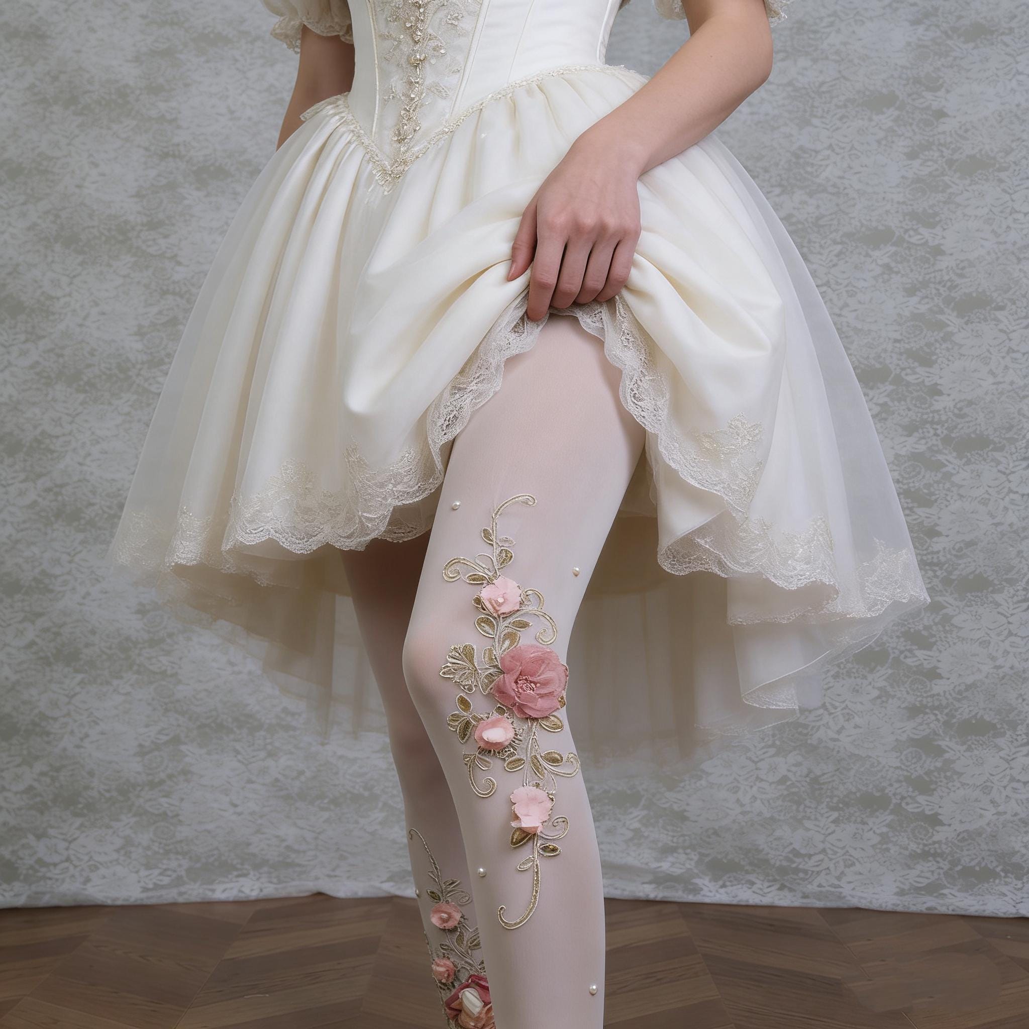 Ivory Bridal Tights - Etsy