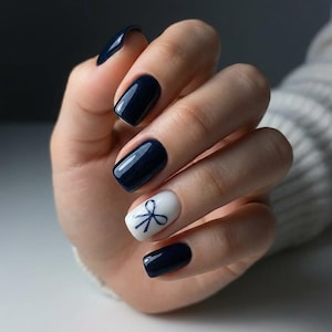 princess polly baby blue dress Navy Blue Nails