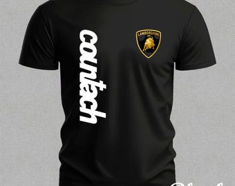 Lamborghini Countach Inspired T Shirt | Unisex Heavy Cotton Tee