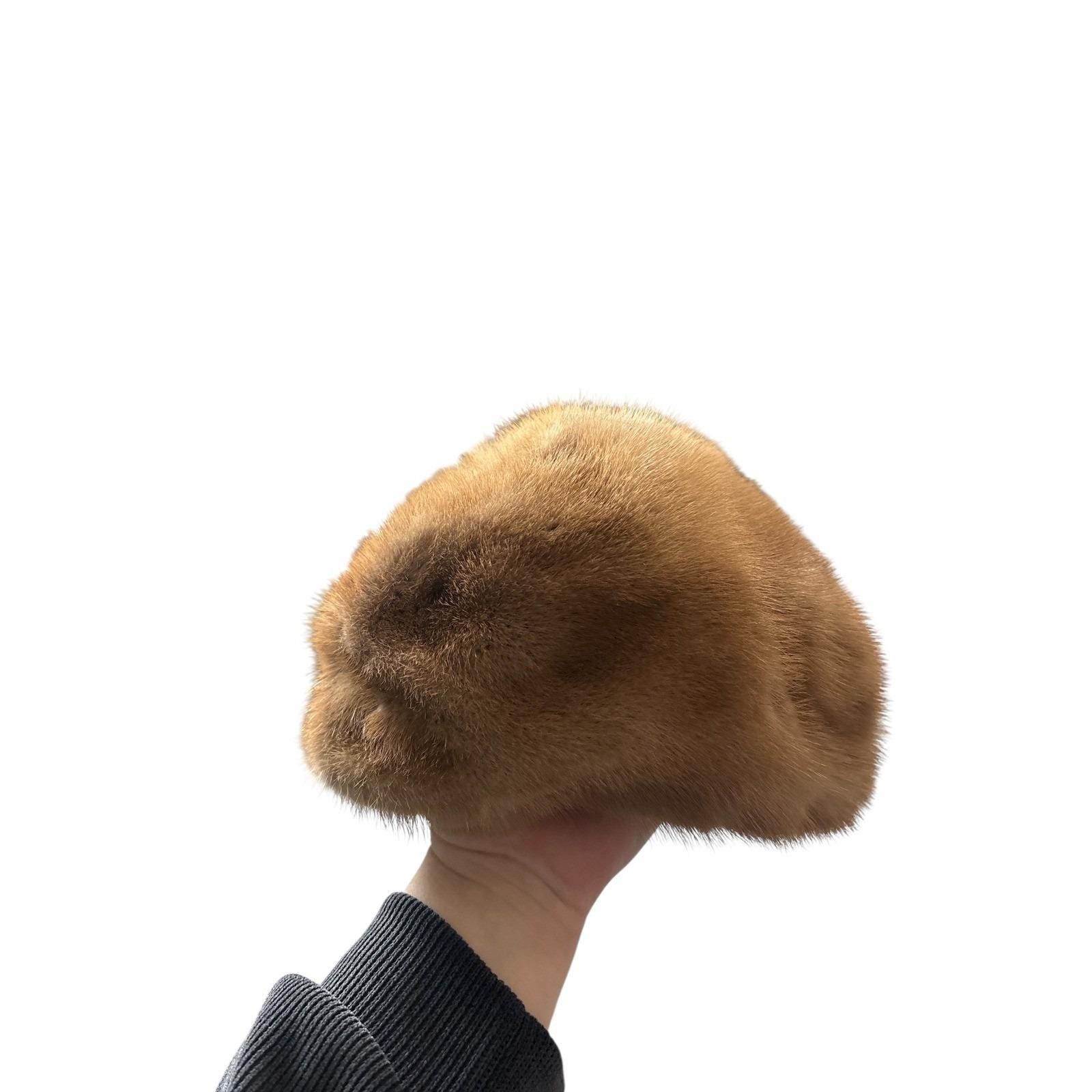 Adolfo II Navy Velvet Beret Vintage vintage 1960s Adolfo II fur hat — Inherited main image 4