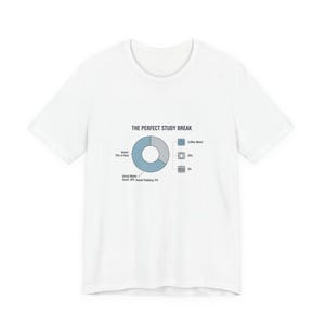 Study Break Pie Chart Tee | Chart Humor, Nerdy Data Joke
