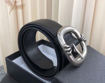 Vintage Gunslinger Belt Streetwear Metal Buckle Belt