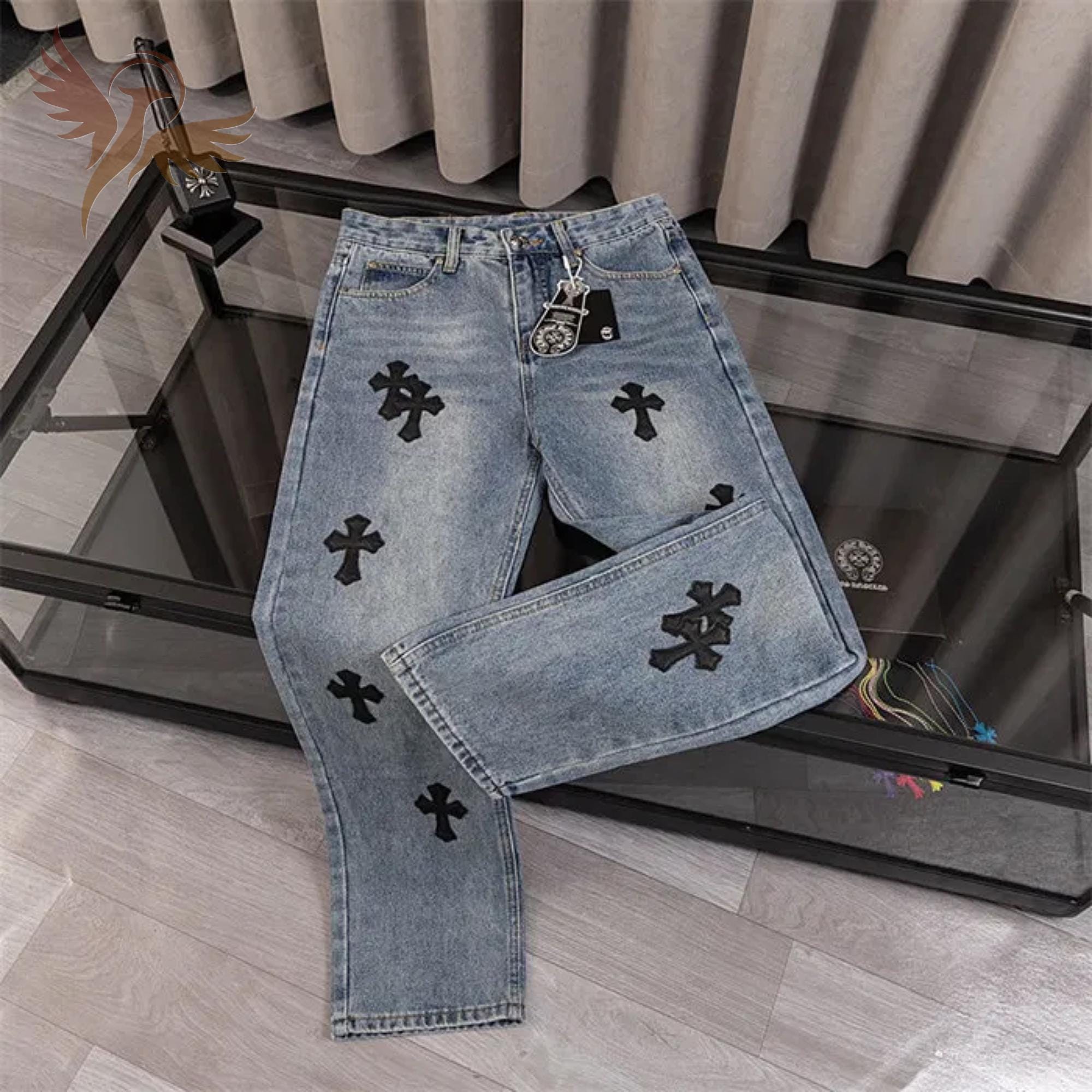 Chrome hearts denim jeans - Etsy 日本