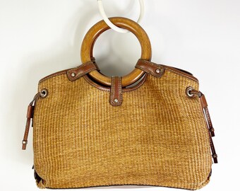 fossil straw purse