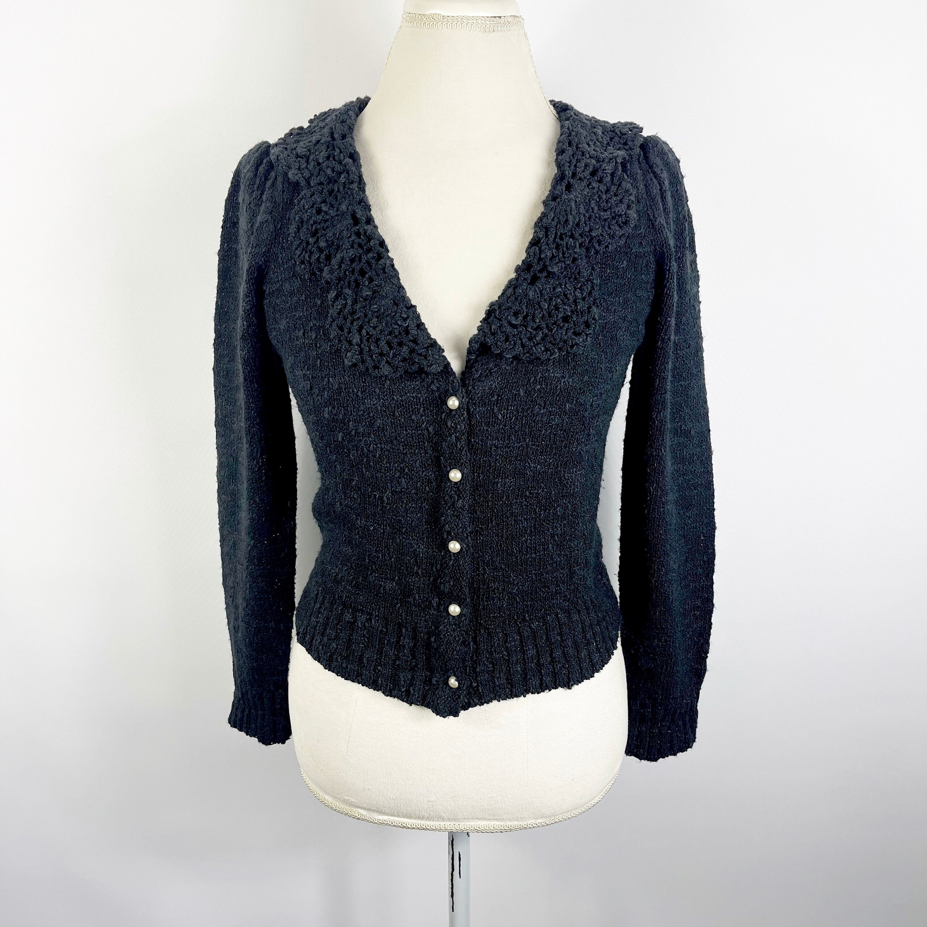 Cardigan Pearl Button - Etsy