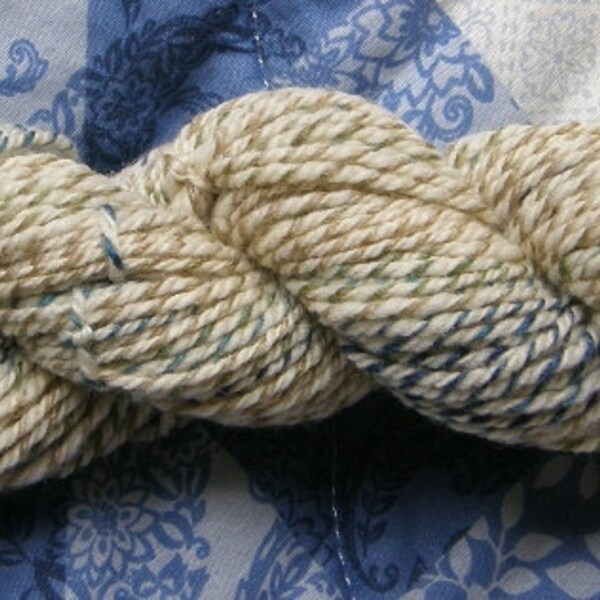 Moth, BFL/Tussah Silk, Cormo Wool, 3 ply, Worsted/Heavy Worsted weight, Variegated