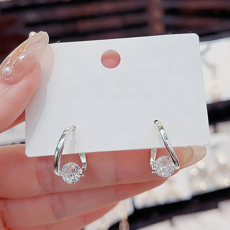 Boucles d'oreilles Diego cristaux et fleurs Datura blanc - Shop