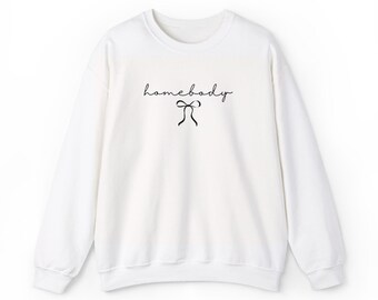 Embroidered homebody Crewneck Sweatshirt