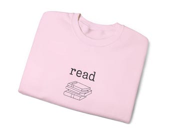 Embroidered read Crewneck Sweatshirt