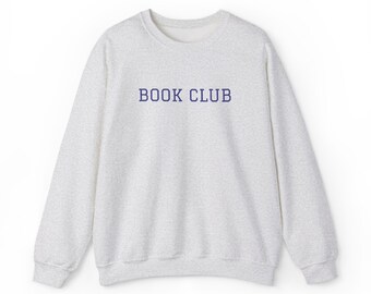 Embroidered BOOK CLUB Crewneck Sweatshirt