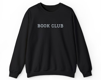 Embroidered BOOK CLUB Crewneck Sweatshirt