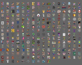 Retro Super Mario PNG Bundle Digital Download, Luigi Princess Peach Clipart for Sublimation, Vintage Bowser Yoshi Birthday Gamer Shirt