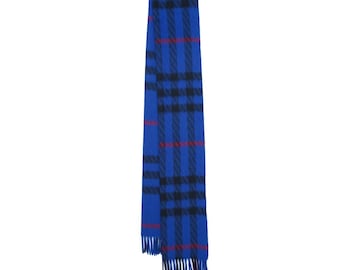 カシミアチェック柄ヴィンテージ中古スカーフ