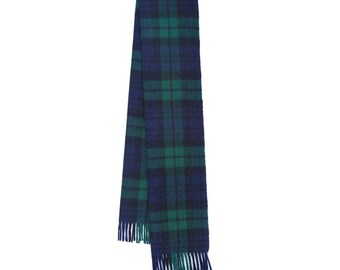 Cashmere Plaid Print Vintage Pre-Loved Scarf