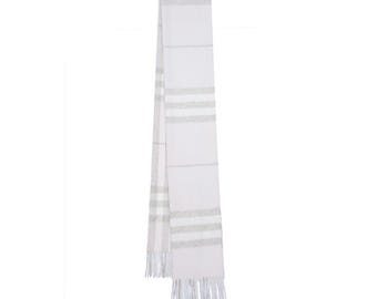 Cashmere Plaid Print Vintage Pre-Loved Scarf