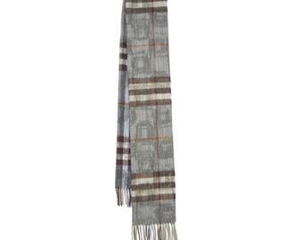 Cashmere Plaid Print Vintage Pre-Loved Scarf