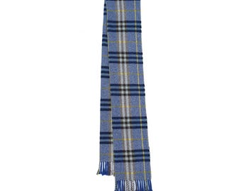 カシミアチェック柄ヴィンテージ中古スカーフ