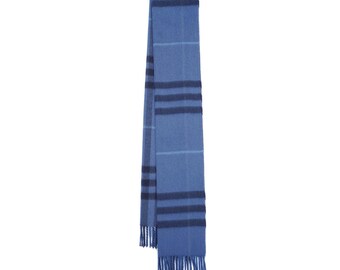 Cashmere Plaid Print Vintage Pre-Loved Scarf