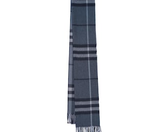 カシミア ラージチェック ヴィンテージ 中古スカーフ