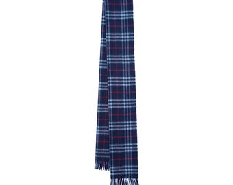 ラムウール チェック柄 ヴィンテージ 中古スカーフ
