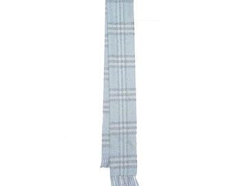 Cashmere Plaid Print Vintage Pre-Loved Scarf