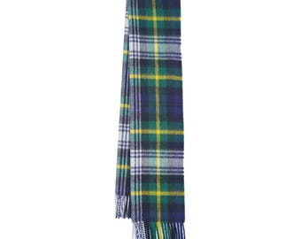 Cashmere Plaid Print Vintage Pre-Loved Scarf