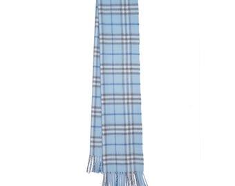 Cashmere Plaid Print Vintage Pre-Loved Scarf
