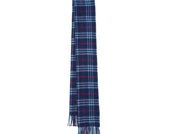 ラムウール チェック柄 ヴィンテージ 中古スカーフ