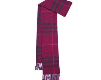 Cashmere Plaid Print Vintage Pre-Loved Scarf